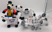 Chick-fil-A Cow Plush Lot 4 Marching Standing 1 New In Bag
