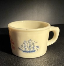 Vintage Shulton Old Spice Shaving Mug Cup Ship Grand Turk Salem 1786 Tall Ships