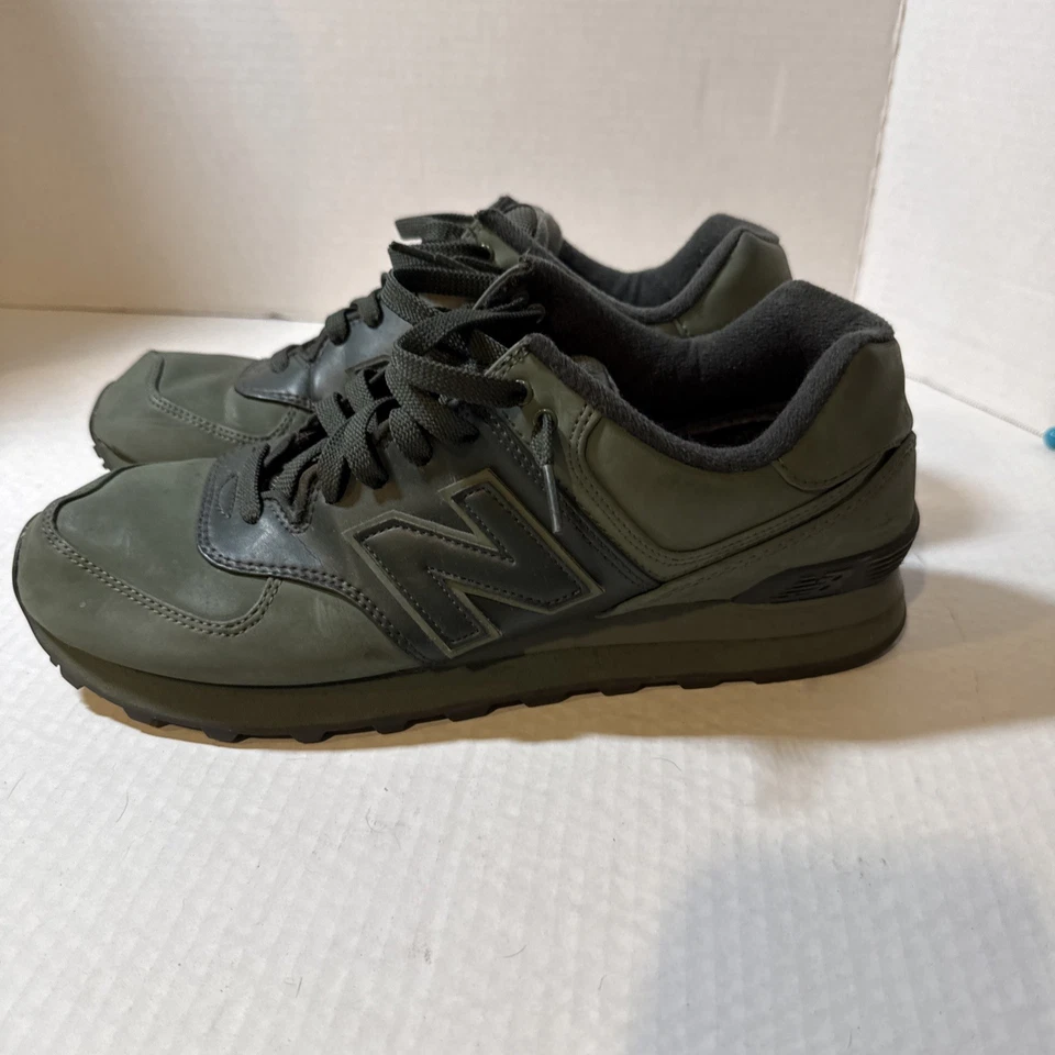 New Balance Para Hombres 574 Army Olive ML574CHB Talla 10D Nuevo en Caja Estilo de Vida Espuma Fresca DS Foto 3 de 4