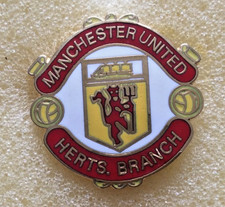Manchester United Supporters Club Herts. Branch Badge