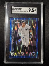 2025 Topps Chrome - Aaron Judge #99 Blue RayWave Refractor /150