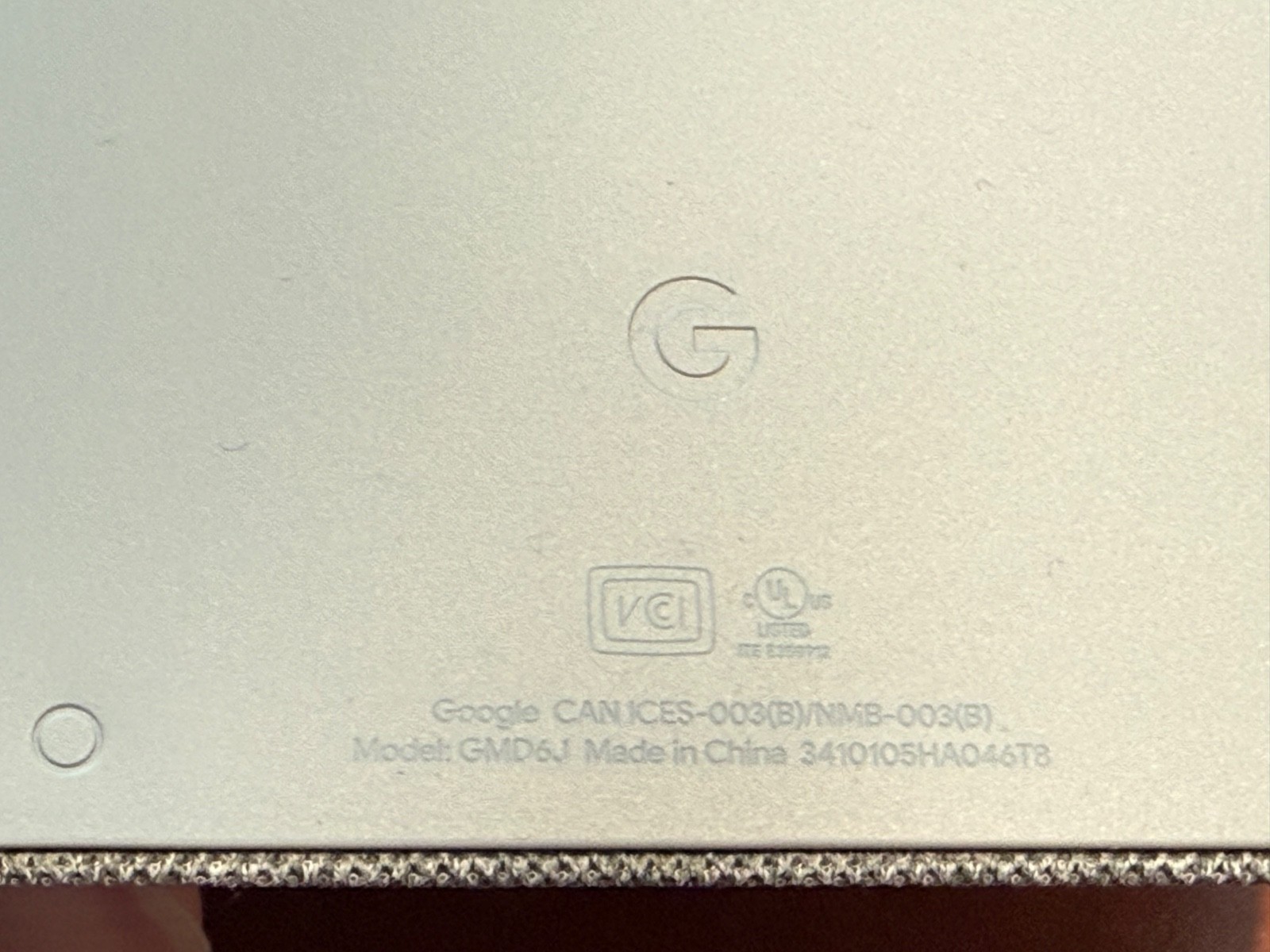 Google Pixel Tablet Charging Speaker Dock GMD6J Hazel w/ Power Adapter, used
