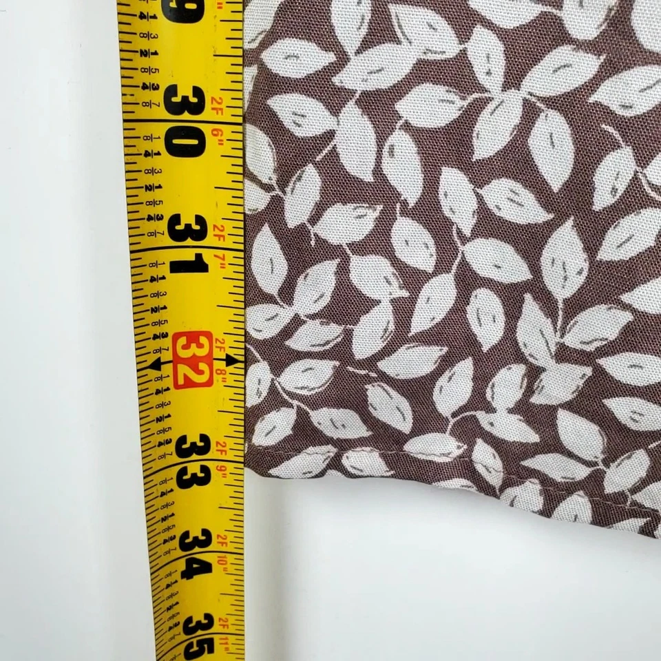 Vestido Abercrombie Infantil Meninas Floral Sol Tamanho 9/10 Marrom Midi Fofo Verão Novo - Imagem 4 de 4