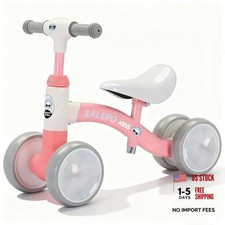 Baby Balance Bike Toy for for 12-36 Months, Toddler Balance Bike with Pink