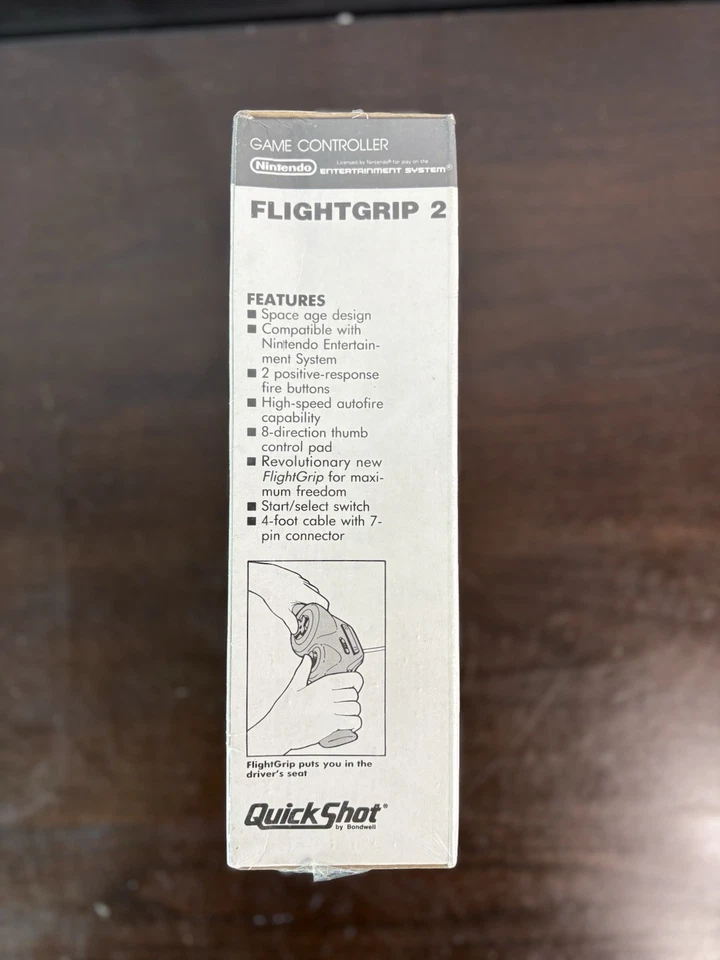 QuickShot Flight Grip 2 Nintendo NES Controller BRAND NEW SEALED - Image 4 of 4
