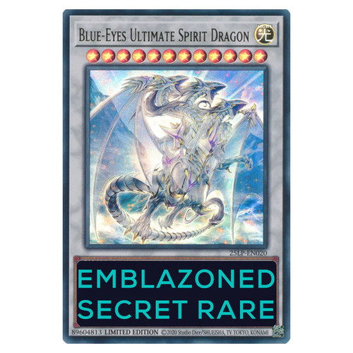 Blue-Eyes Ultimate Spirit Dragon - Ultra Rare Limited 25LP-EN020 - YuGiOh
