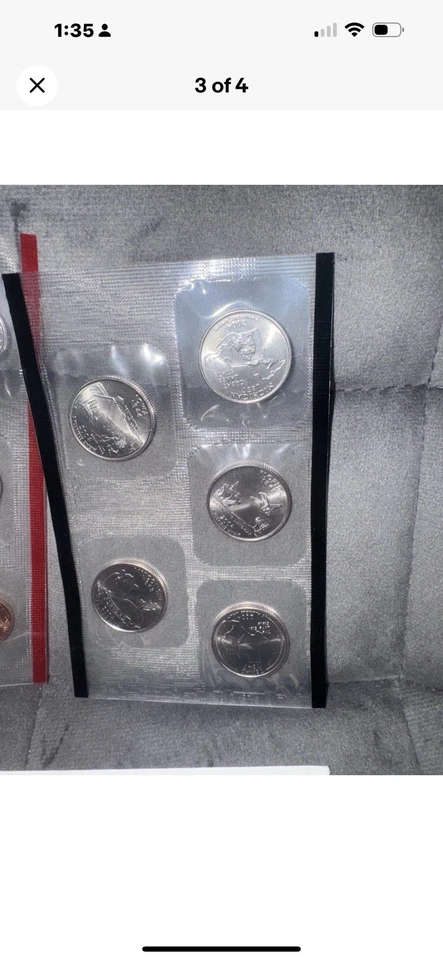 Lot If Coins- 2002 United States Mint proof & 2002 Denver Uncirculated Coin Set - Image 2 of 4