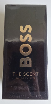 BOSS The Scent Eau de Toilette Refillable Spray 6.7 fl oz Ginger Leather