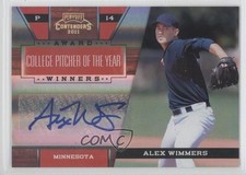 2011 Playoff Contenders Award Winners Signatures /149 Alex Wimmers #10 Auto 2u8