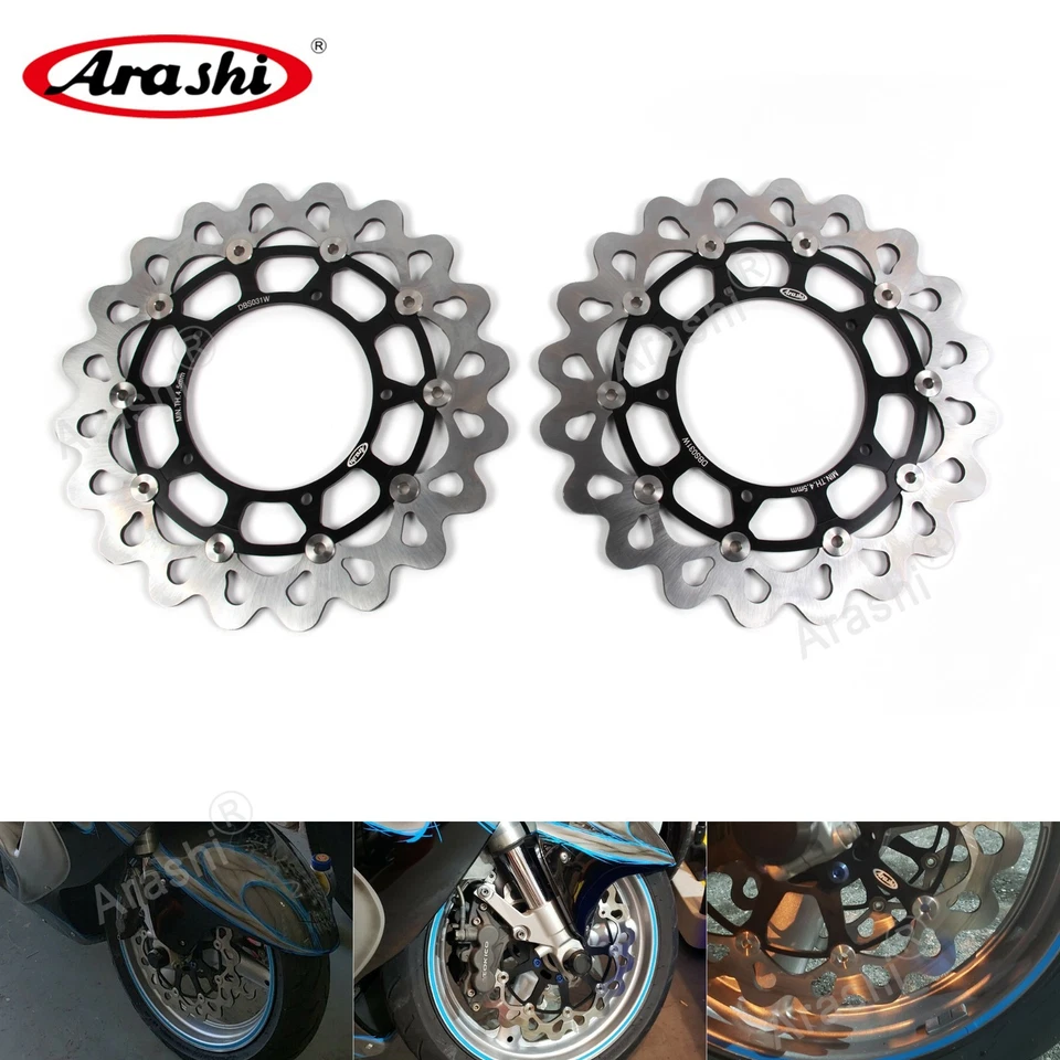 Front & Rear Brake Disc Rotor For Suzuki TL1000R 1998-2003 / TL1000S 1997-2001 - Image 3 of 4