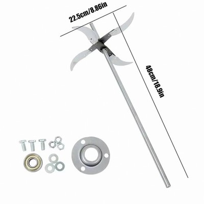 Multi-Blade Grass and Produce Shredder for Farm Use - Tool for Poultry Feed
