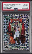 2018 PANINI DONRUSS OPTIC DOWNTOWN #DT12 BAKER MAYFIELD PSA 10