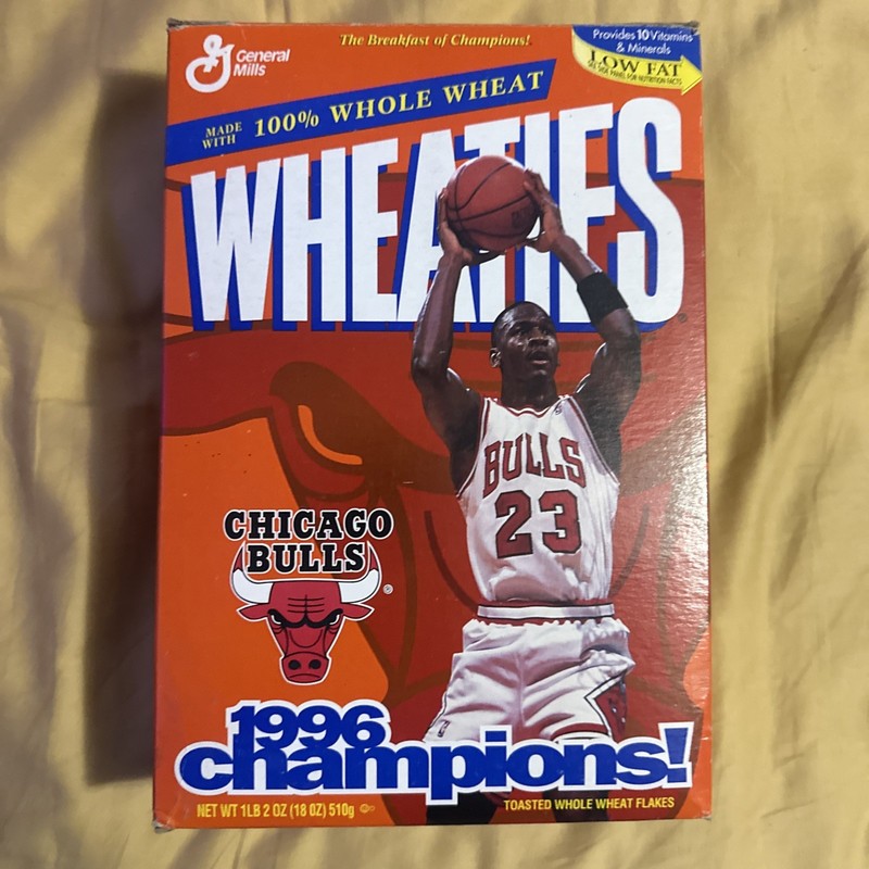 🔥Original 1996 Michael Jordan Wheaties Box Series Series 62