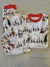 Pottery Barn Kids Dr. Seuss's The Grinch Adult Tight Fit Pajamas S Christmas PJs