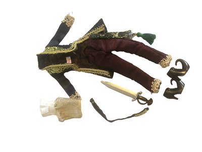 Dal Doll Kanta Sultan D-115 Indian Turban Sword Outfit only