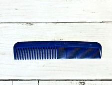 Vintage Goody Blue Plastic Unbreakable Dressing Pocket Comb USA Made 5