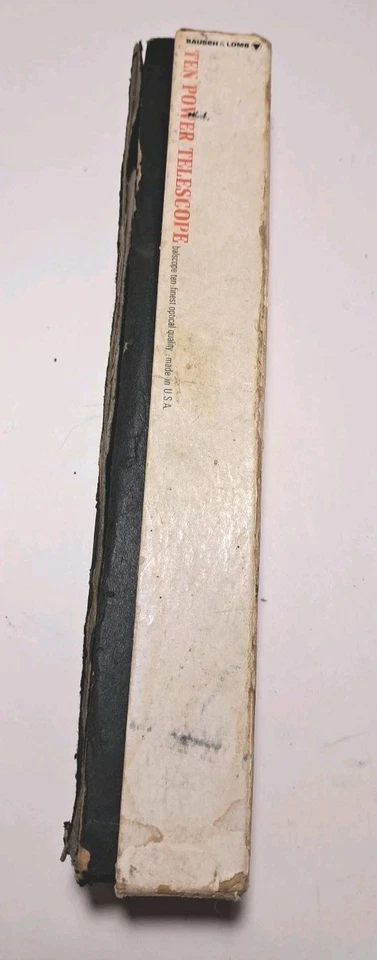 Vintage Bausch & Lomb Balscope Ten 10 X Power Telescope W/ Original Box 61-41-10 - Image 2 of 4