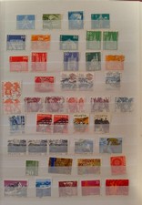 Briefmarken Sammlung Schweiz / Helvetia ab den 1950er Jahren