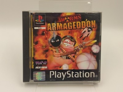  Playstation Videospiel  Sony Playstation 1 Worms Armageddon Team 17 Micro Prose