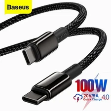 Baseus 100W USB-C to USB-C PD Cable 39.37 in 78.74 in