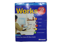 Microsoft Works 7 for Win 98 XP CD-Rom