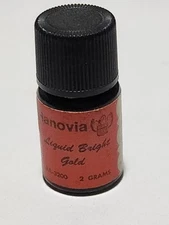 VINTAGE HANOVIA LIQUID BRIGHT GOLD 2 GRAM BOTTLE