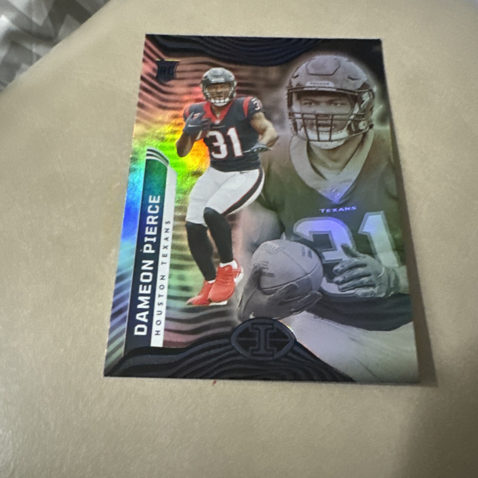 2022 Panini Illusions "RC" Dameon Pierce #37 Houston Texans