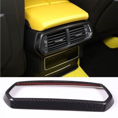 Carbon Fiber Rear Air Conditioner Outlet Panel Cover Trim For LAMBORGHINI URUS
