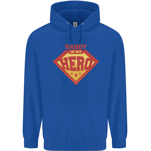 Daddy My Hero Funny Fathers Day Superhero Childrens Kids Hoodie - Picture 46 of 88