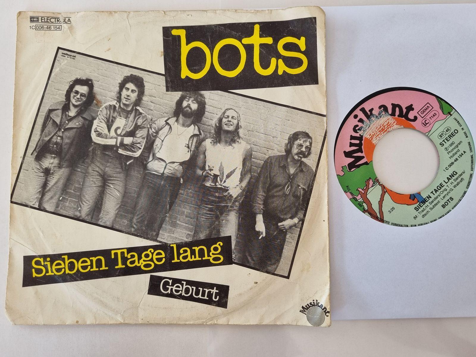 7"" Single Bots - Sieben Tage lang Vinyl Germany