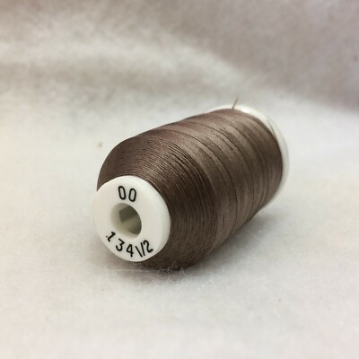 Size 00 Dark Brown #9177 SILK THREAD~925 Yards Utica//Gudebrod Rod Wrapping NOS