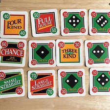 Milton Bradley Yahtzee Showdown Cards Full Set Replacement Game Parts 4202