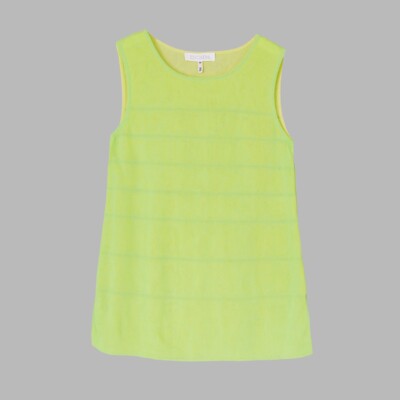 Escada Strick-Trägertop limettengrün gestreift | DE 36 | Small | UK 8-10