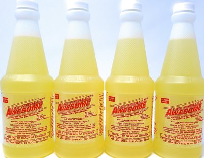 4 LA'S TOTALLY AWESOME ALL PURPOSE CONCENTRATED CLEANER Amonia bleach free