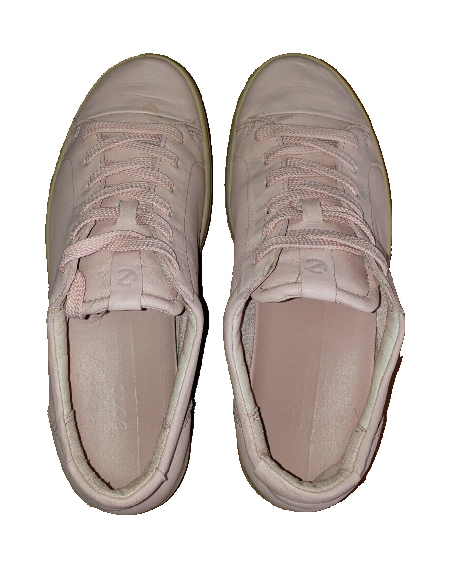 Ecco Soft 7 Women's Light Pink Lace Up Low Top Athletic Sneaker Size 6.5  EUR 37 image 8