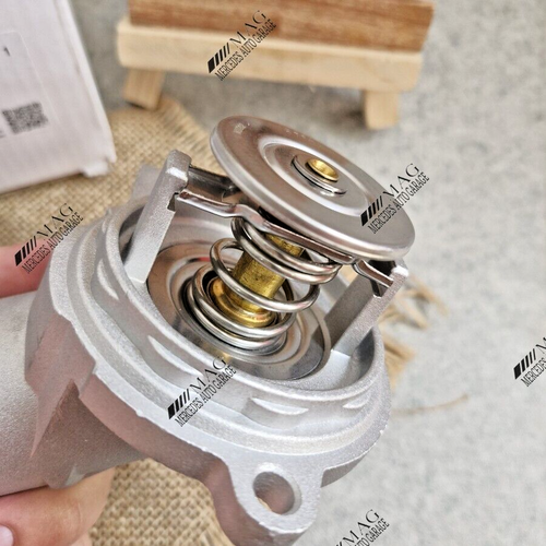 THERMOSTAT MERCEDES BENZ M112 W124 W126 W140 W463 W203 W210 87°C - Picture 5 of 6