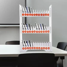 36 Slots Wall-Mounted Cell Phone Storage Cabinet Desktop for School Classroom 