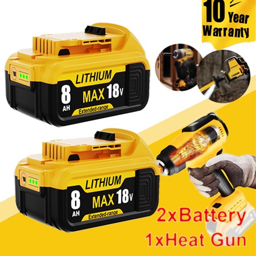 Cordless Hot Air Gun Heat Gun Or Battery For Dewalt 18V Liion 8.0Ah