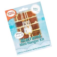 Macram  Mini Hanging Jar Kit for Plants and D cor with Bonnie Cord