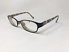 LUCKY BRAND L502 Eyeglasses Frame Petite 51-16-135 Black/Blue Brown Marble TV96