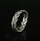 Twisted Handmade Band Solid 925 Sterling Silver Band For Men& Women All Size