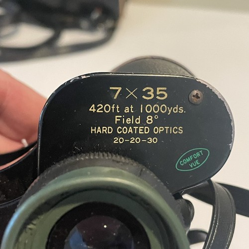 Vintage Kmart Focal Binoculars 7x35 ZWCF10 Wide Angle Box Case Manual - Picture 6 of 16
