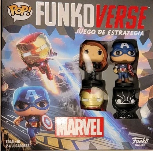 Funko 57518 Funkoverse Marvel 100 lot de 4 espagnol