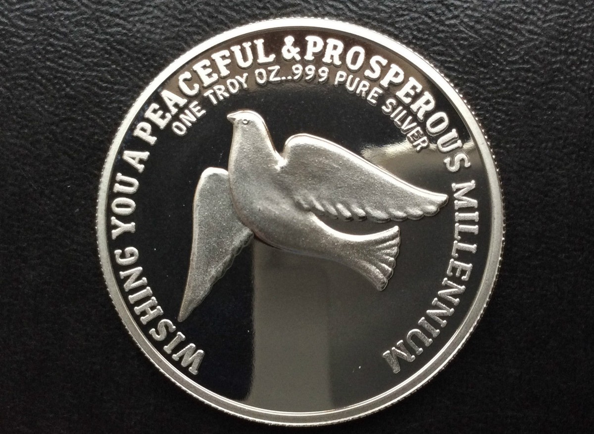 2000 Entering the New Millennium Silver Medal A2731 | eBay