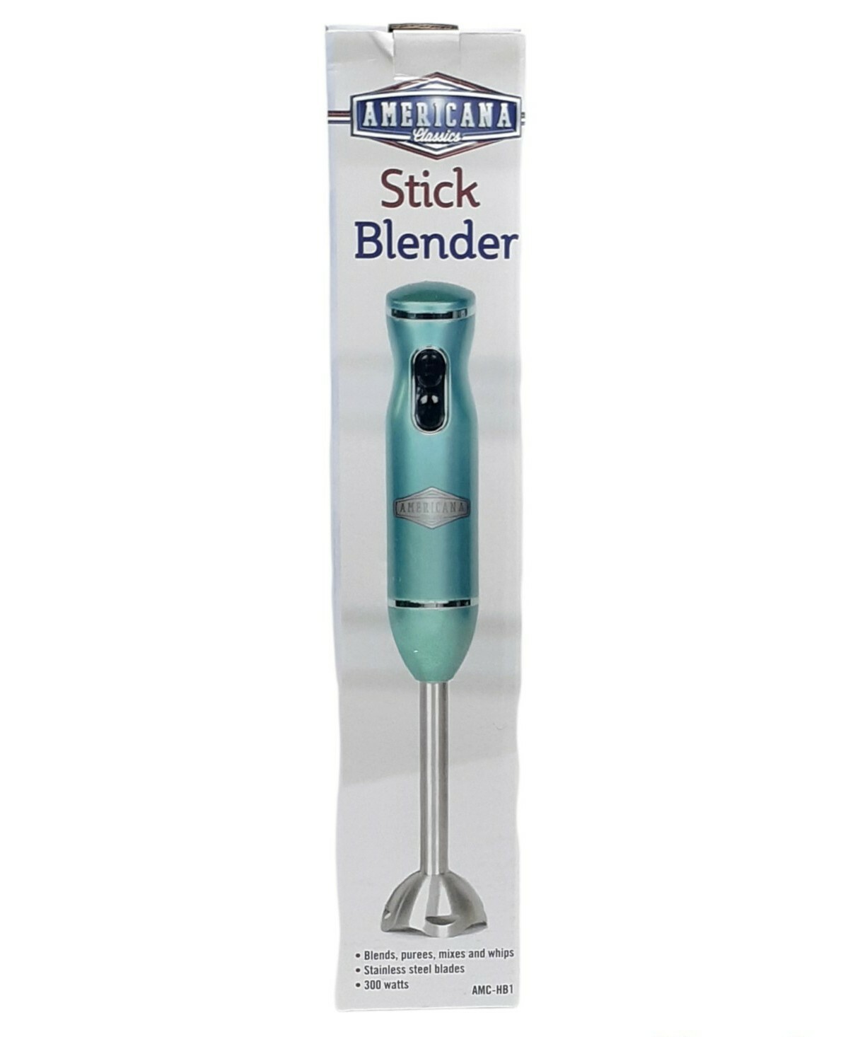 Americana Classics Turquoise Immersion Stick Blender Stainless Steel Blades 300W eBay