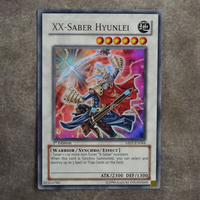 XX-SÄBEL HYUNLEI - Yu-Gi-Oh TCG Karte ABPF-DE044 1. Auflage Ultra Rare - NM