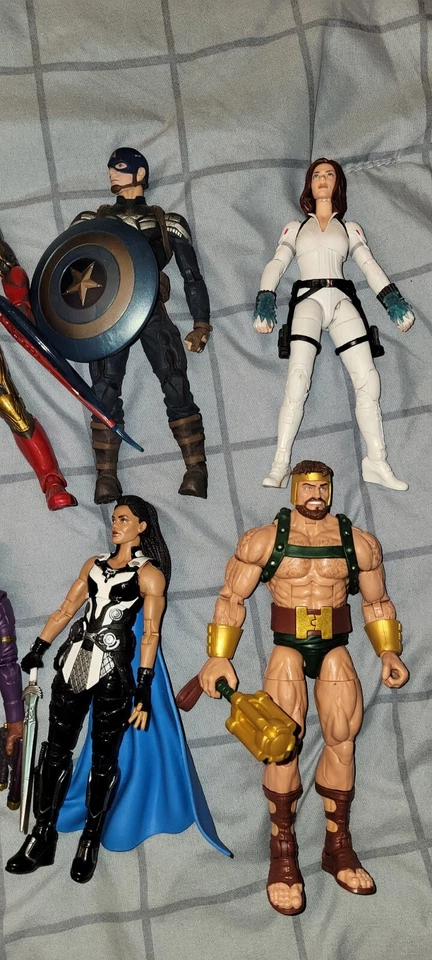 Lote Leyendas Marvel Vengadores Capitán América Iron Man Pantera Negra Hasbro  Foto 2 de 4