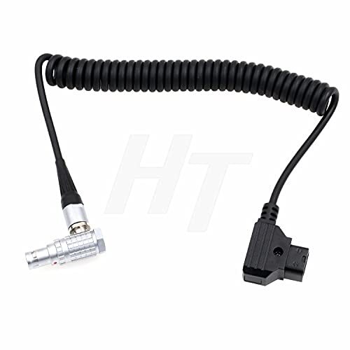 D-tap - Cavo di alimentazione a spirale 1B 2 pin ad angolo retto per (s1c)