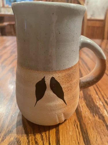 Charles Riggs Pottery Mug 5 1/2 Inches Tall 