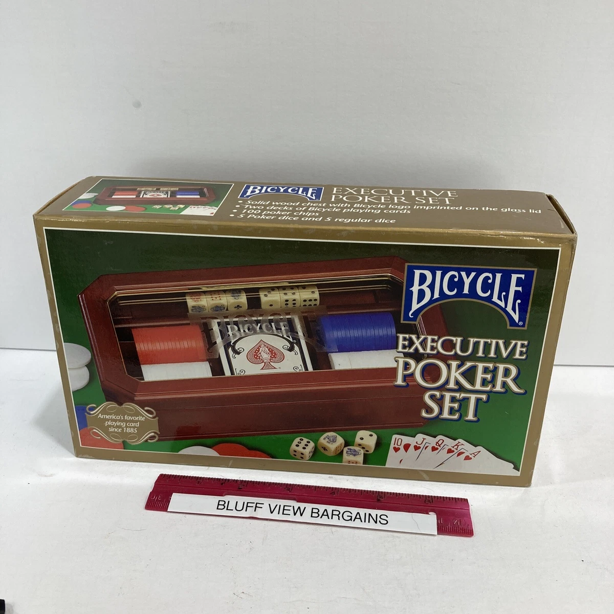 Bicycle executive poker set clearance